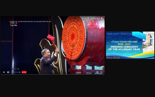 Trường Quốc tế tiếp sóng Lễ Khai giảng của Bộ GD&ĐT