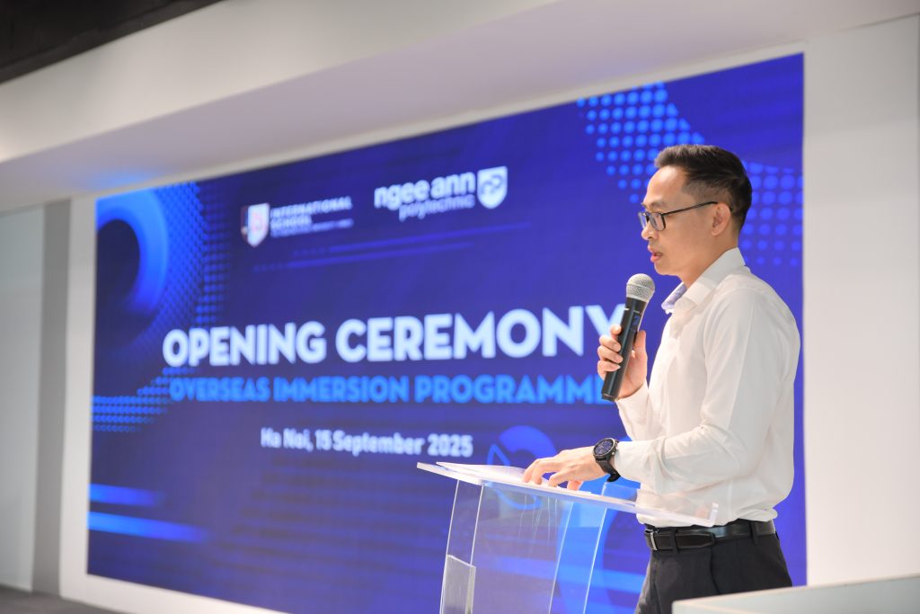 Đại diện hai trường phát biểu