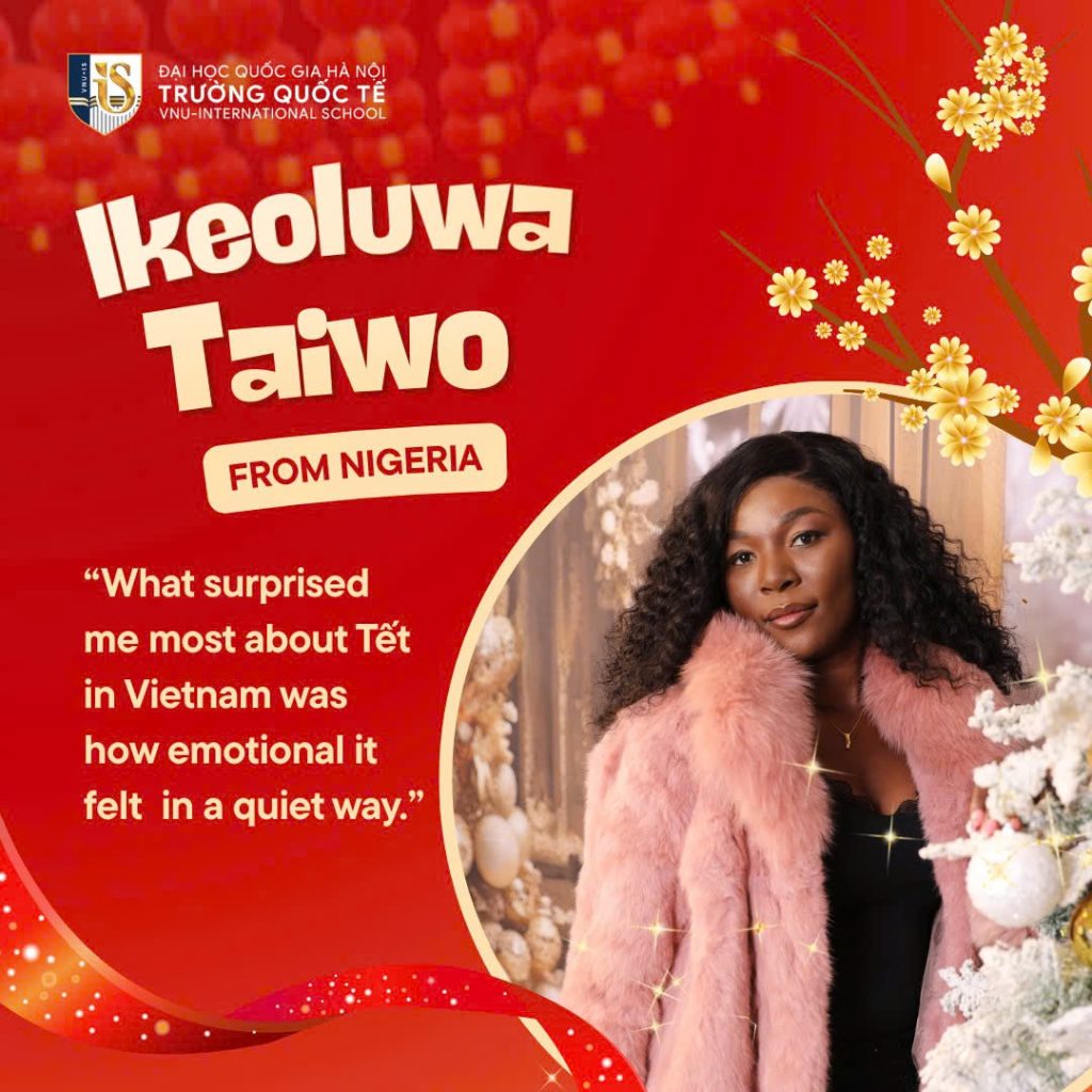 Ikeoluwa Taiwo trải nghiệm Tết Việt
