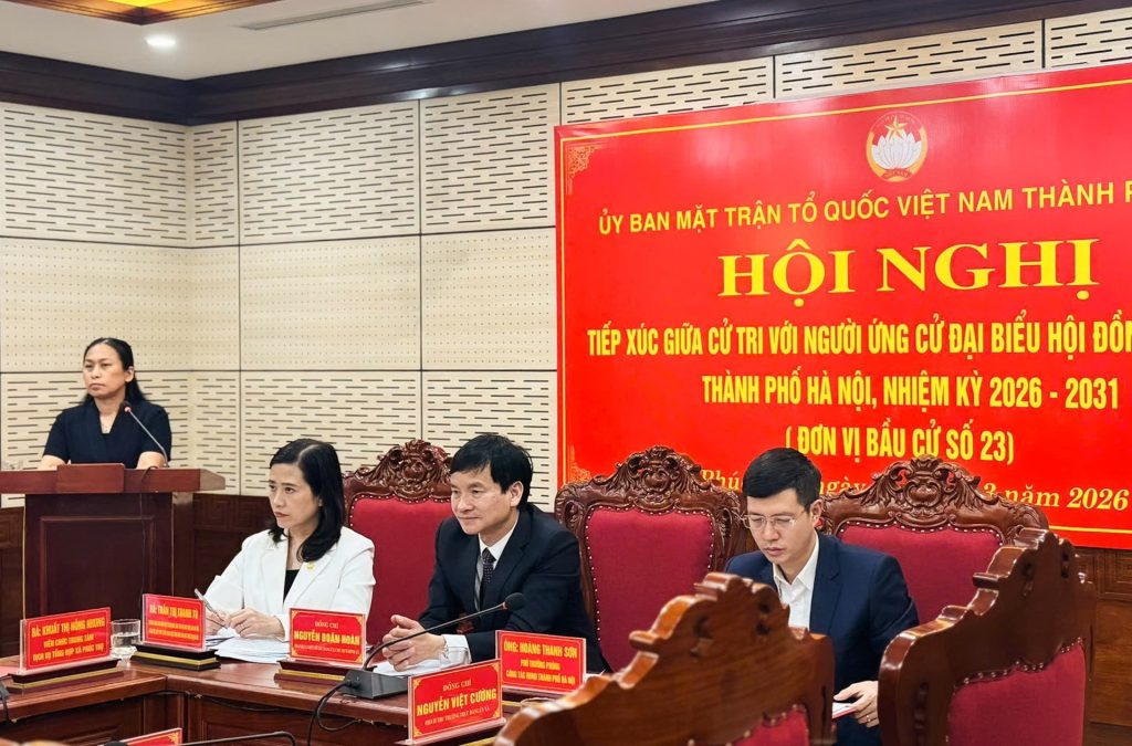 GS.TS Trần Thị Thanh Tú tiếp xúc cử tri