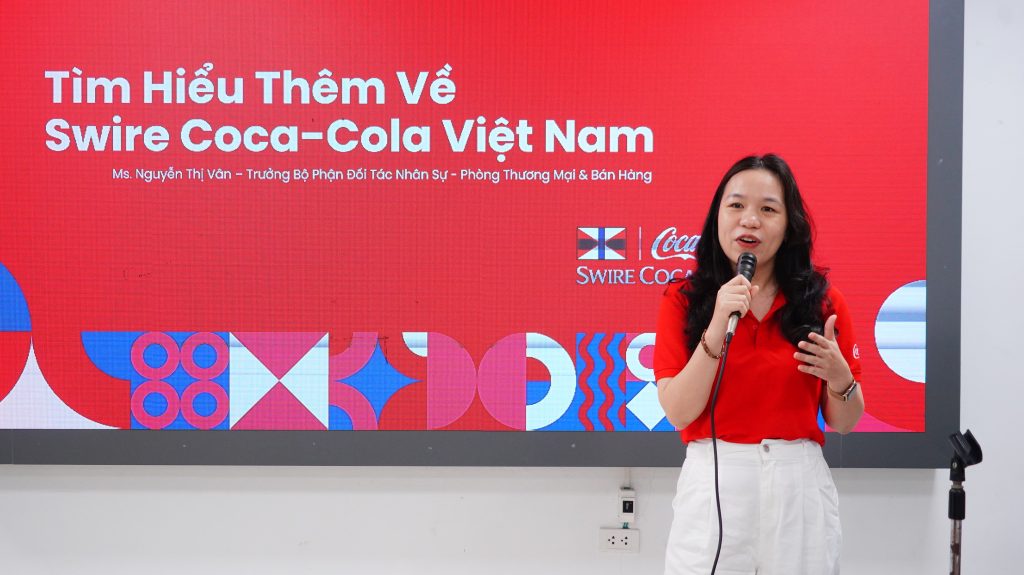Swire Coca-Cola representatives sharing