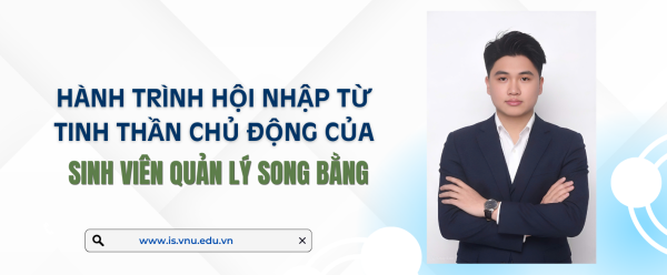 Hành trình hội nhập từ tinh thần chủ động của sinh viên Quản lý Song bằng