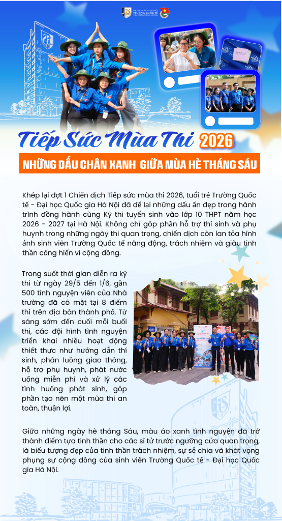 Chiến dịch Tiếp sức mùa thi 2026 - Khoảnh khắc 1