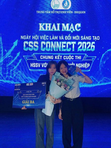 Nhóm sinh viên thực hiện dự án tại Vòng Chung kết