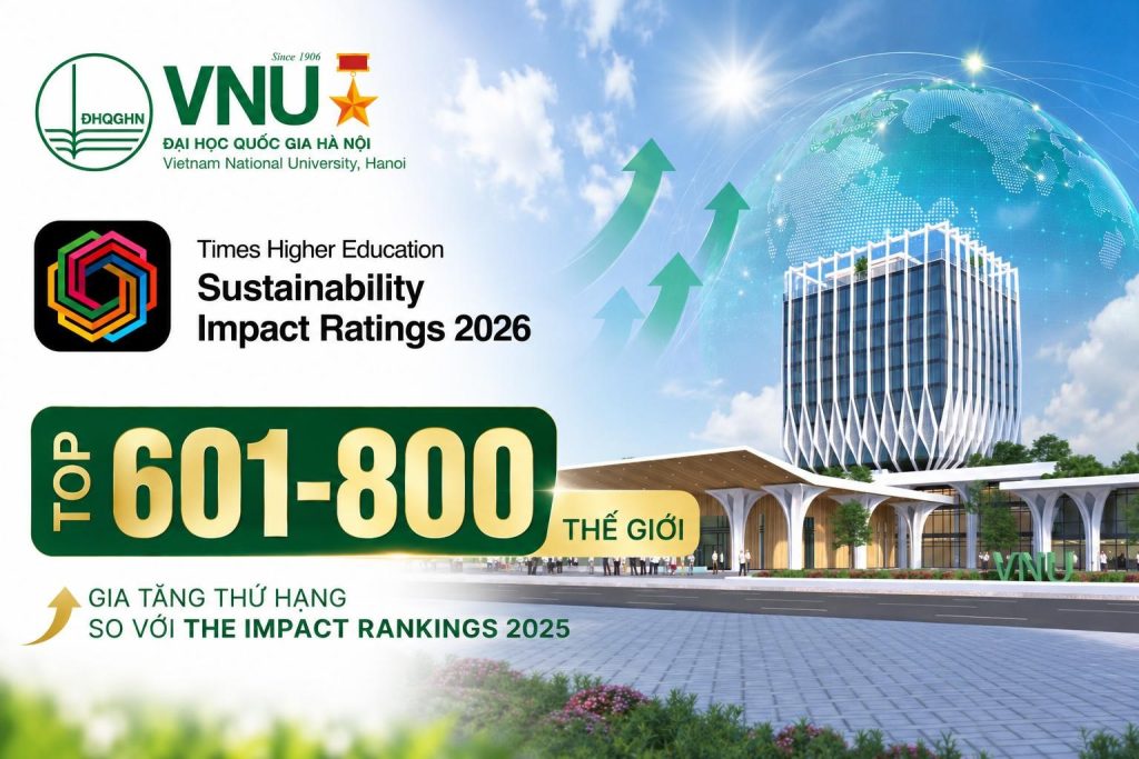 Đại học Quốc gia Hà Nội - Times Higher Education Sustainability Impact Ratings 2026