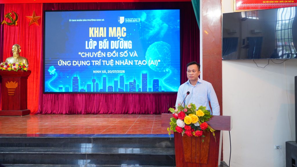 TS. Đào Tùng phát biểu tại Lễ khai mạc