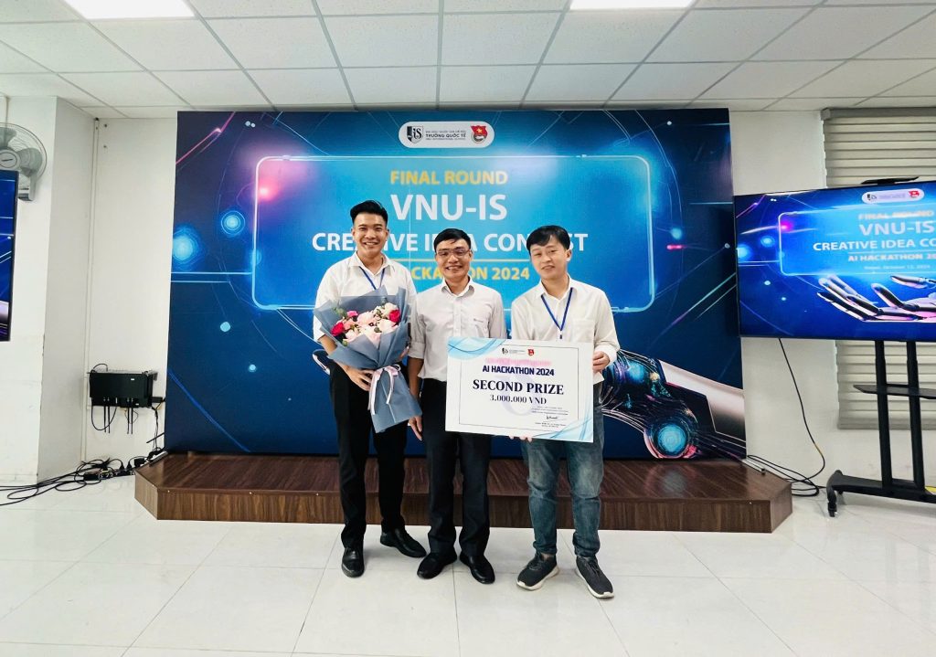 Dũng đạt Giải Nhì AI Hackathon