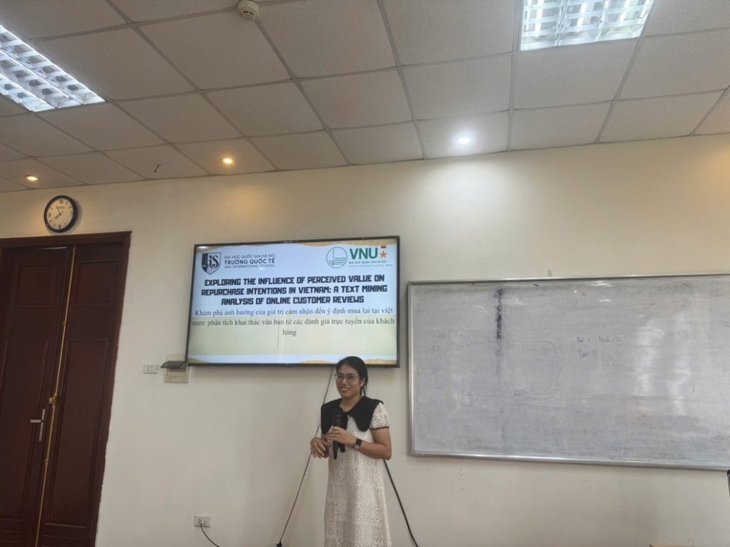 Presentation by Assoc. Prof. Dr. Le Thi Mai