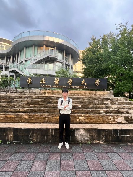 Tiệp tại Đại học Y Đài Bắc