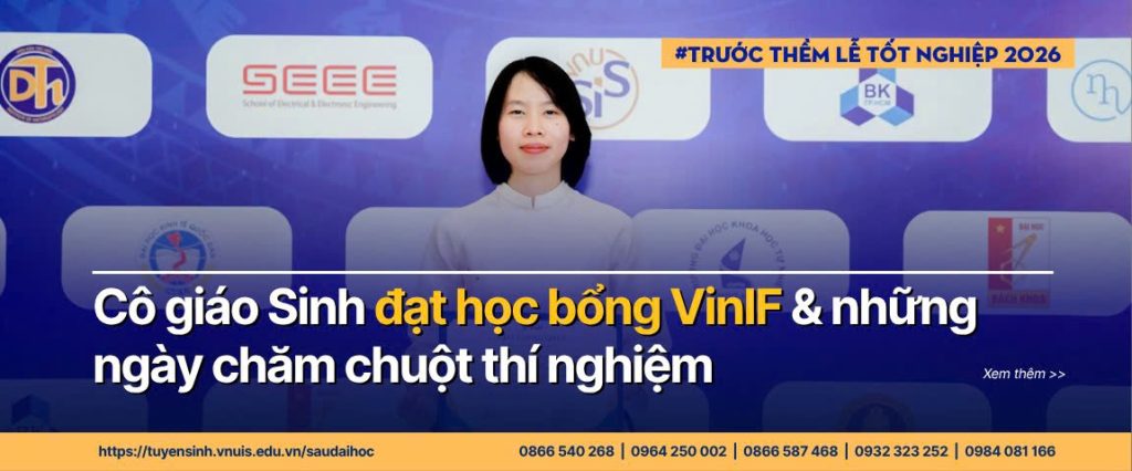 Cô giáo Sinh đạt học bổng VinIF và những ngày chăm chuột thí nghiệm