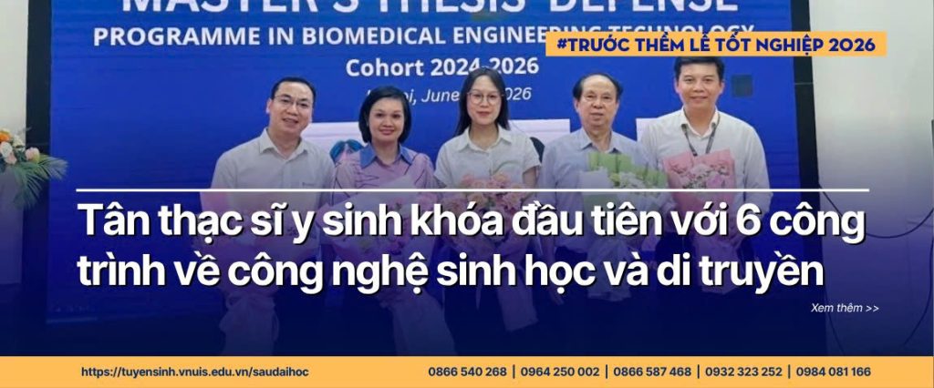 Tân thạc sĩ y sinh khóa đầu tiên với 6 công trình về công nghệ sinh học và di truyền