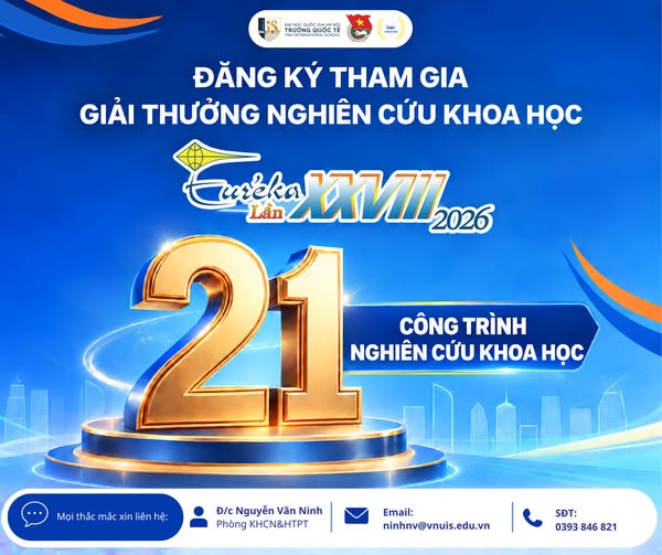 Sinh viên Trường Quốc tế tham gia NCKH