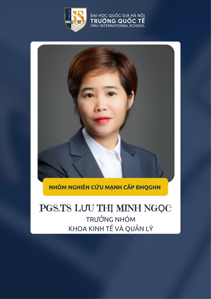 PGS.TS. Lưu Thị Minh Ngọc - Trưởng nhóm nghiên cứu Chuyển đổi bền vững
