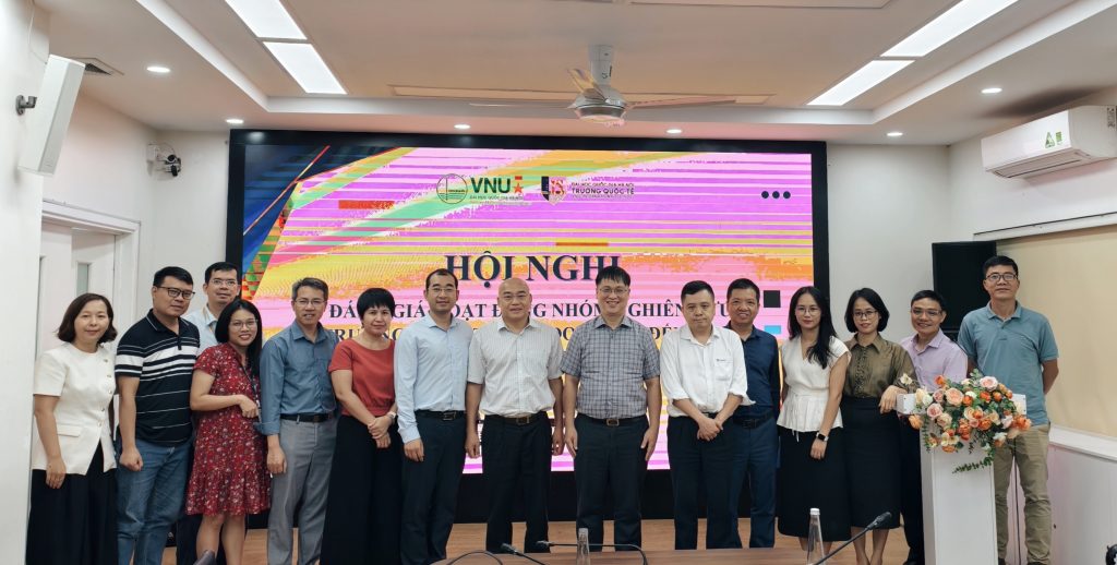 Hội nghị rà soát hoạt động các nhóm nghiên cứu Trường Quốc tế