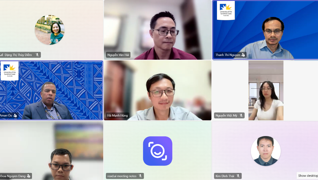 Online working session with UniSC
