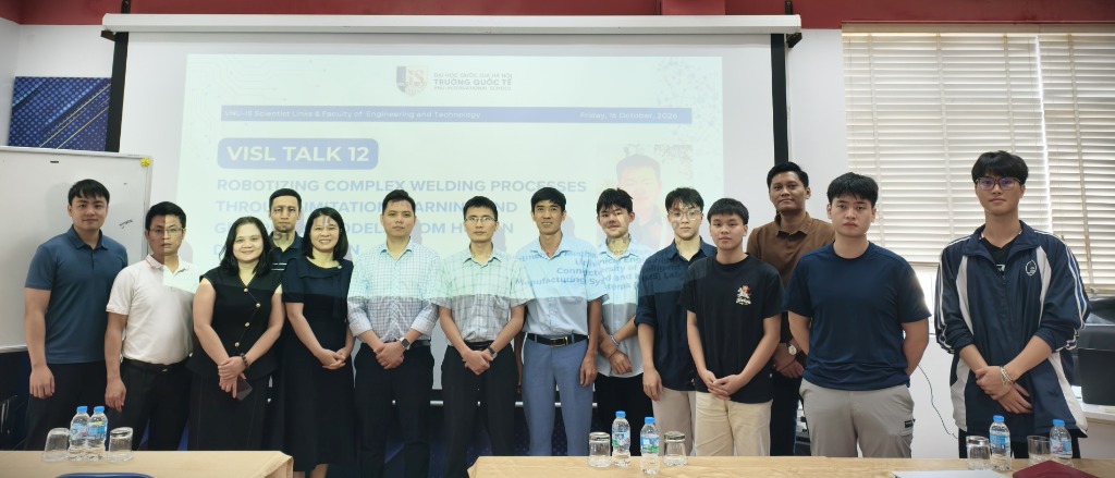 Seminar khoa học VISL Talk 12 Khoa Kỹ thuật và Công nghệ Trường Quốc tế