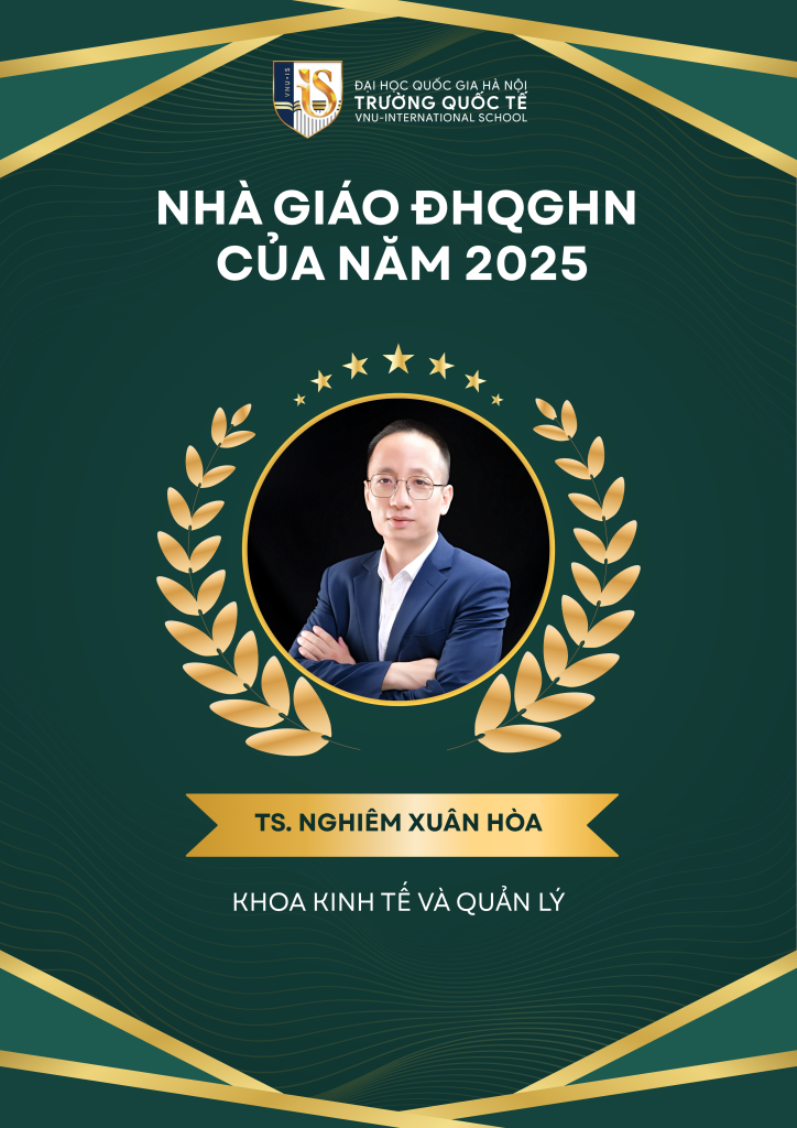 TS. Nghiêm Xuân Hòa nhận Giải thưởng Nhà giáo ĐHQGHN